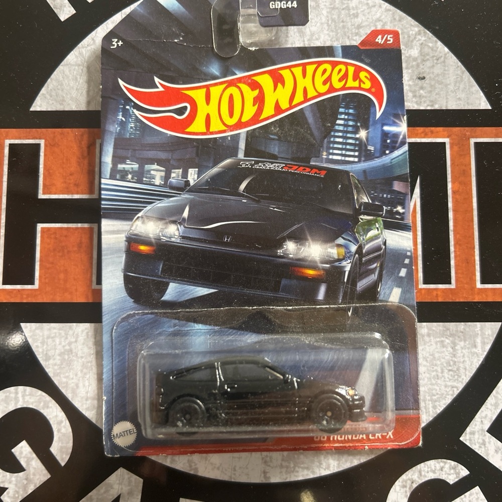 Hot Wheels 2023 HW City “88 Honda CR-X black #jdm #hotwheelscollector